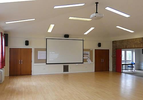 Photo Gallery Image - The AV System in use in the Main Hall