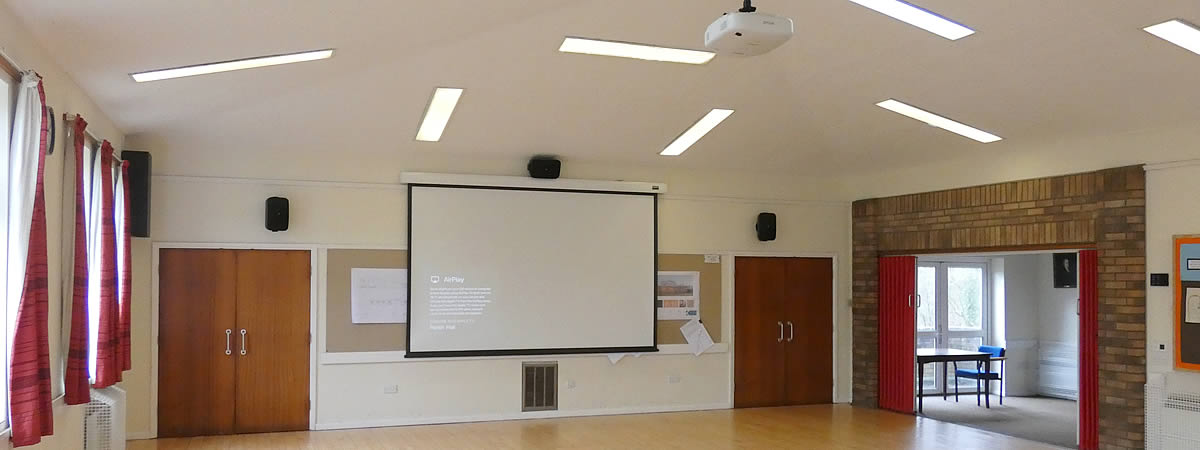 The Main Hall and AV System, Diptford Parish Hall