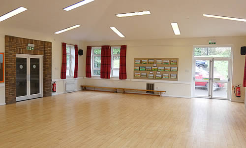 The Main Hall at Diptford Parish Hall